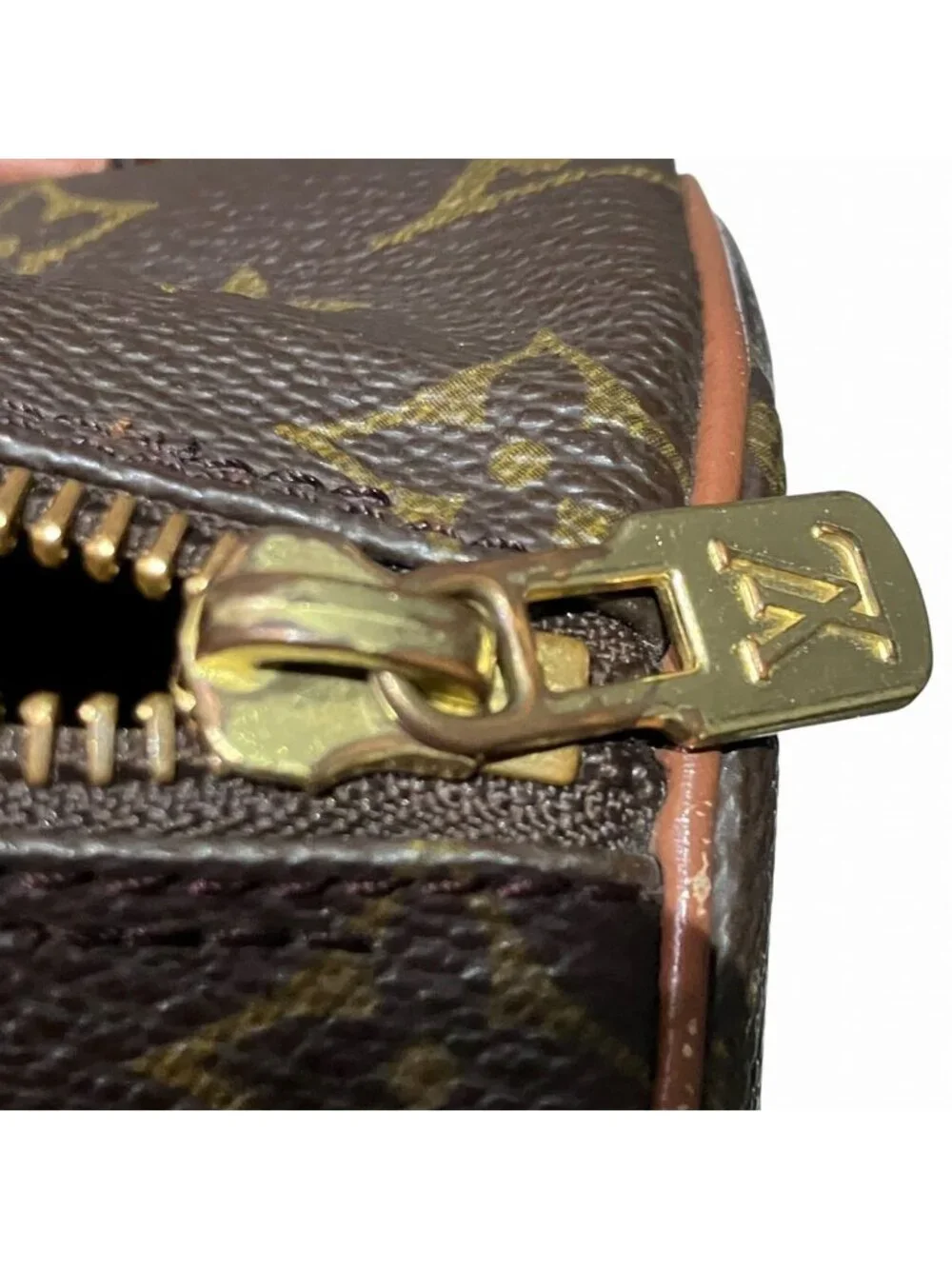 Louis Vuitton Vintage Papillon Monogram Shoulder Bag Canvas